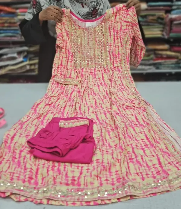 Nayra Cut Kurti with Bottom & Dupatta | TS1824